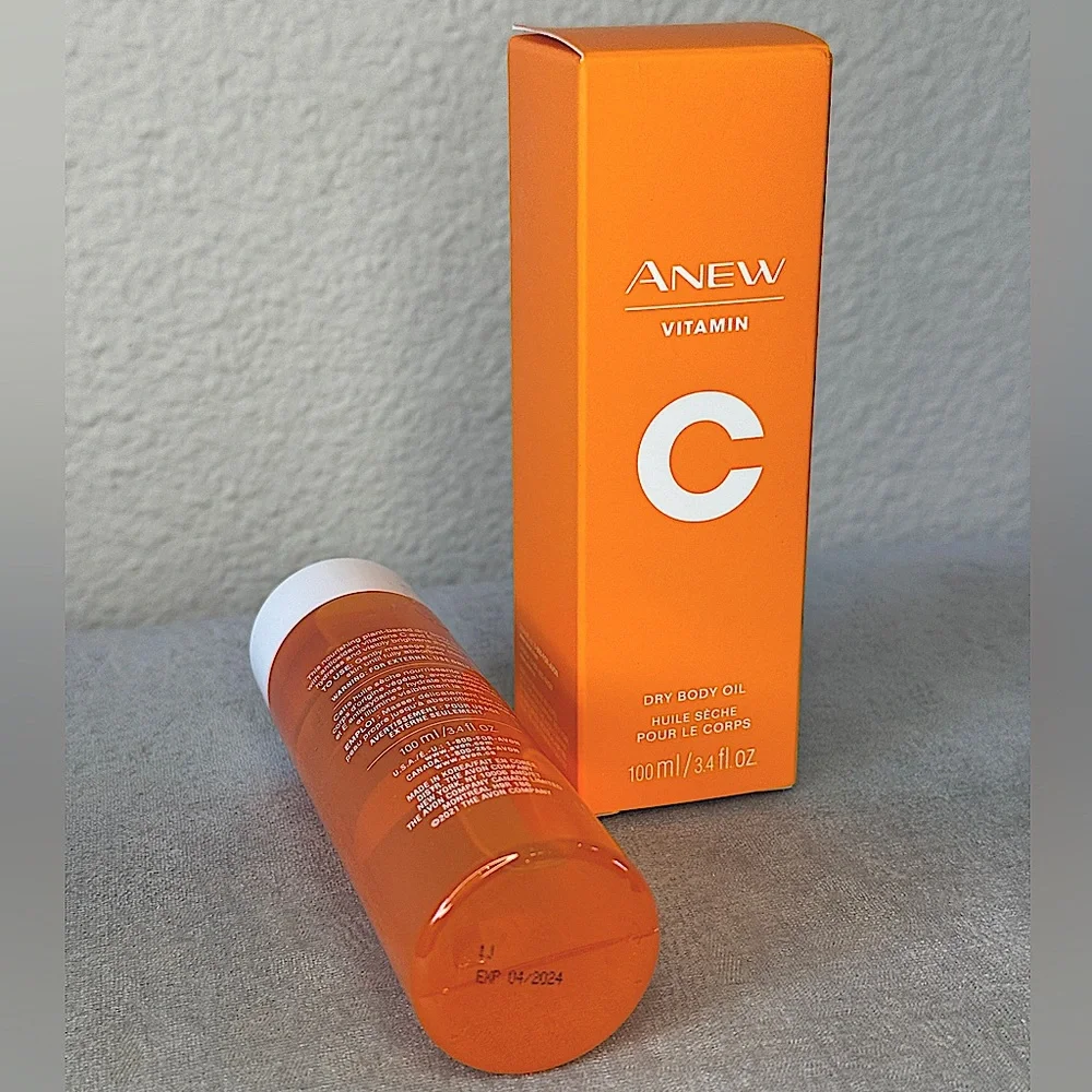 Vitamin C Dry Body Oil — Avon Anew, 3.4 floz - Picture 11 of 12